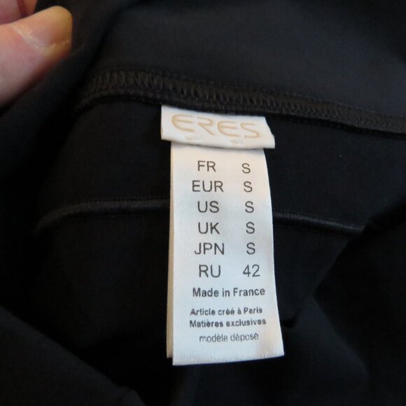 ERES Yama Sports Bike Shorts Minimalist Stretch Quiet Luxury - Size S - Picture 13 of 14